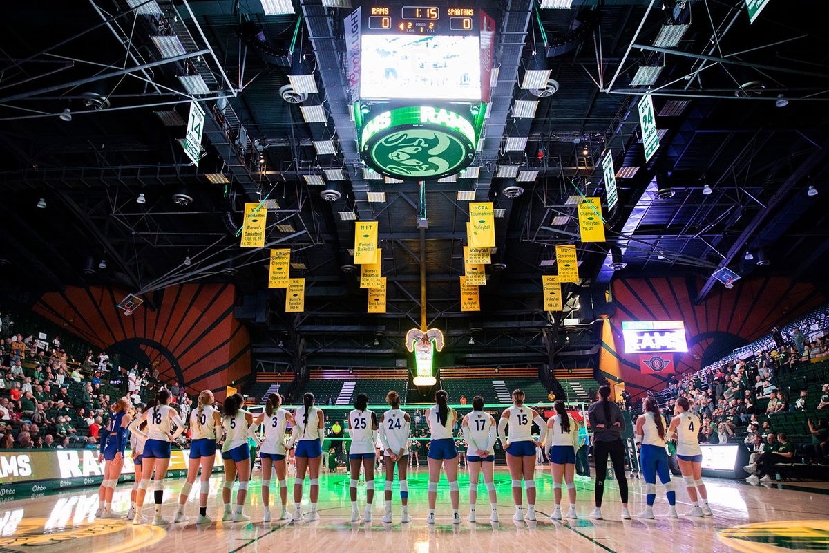 A San Jose State University volleyball player is at the center of