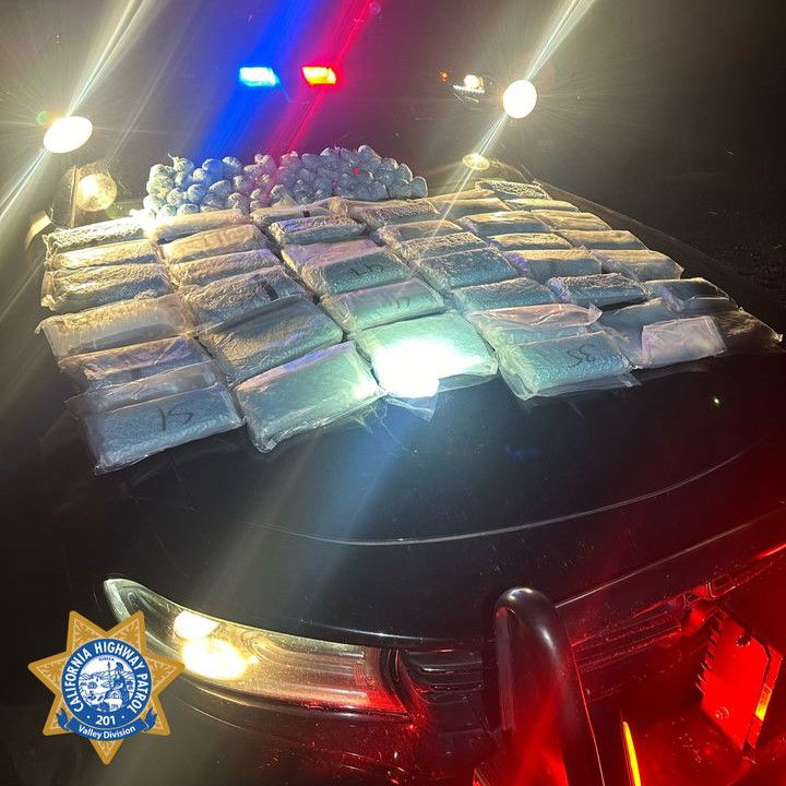 <i>California Highway Patrol/KOVR via CNN Newsource</i><br/>A recent routine traffic stop along Interstate 5 in Northern California turned into a massive fentanyl bust.