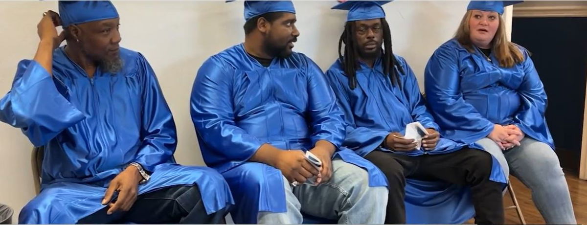 <i>KTBS via CNN Newsource</i><br/>Parolees and probationers who’ve completed a life-changing reentry program are celebrating a major milestone — they’re graduating.