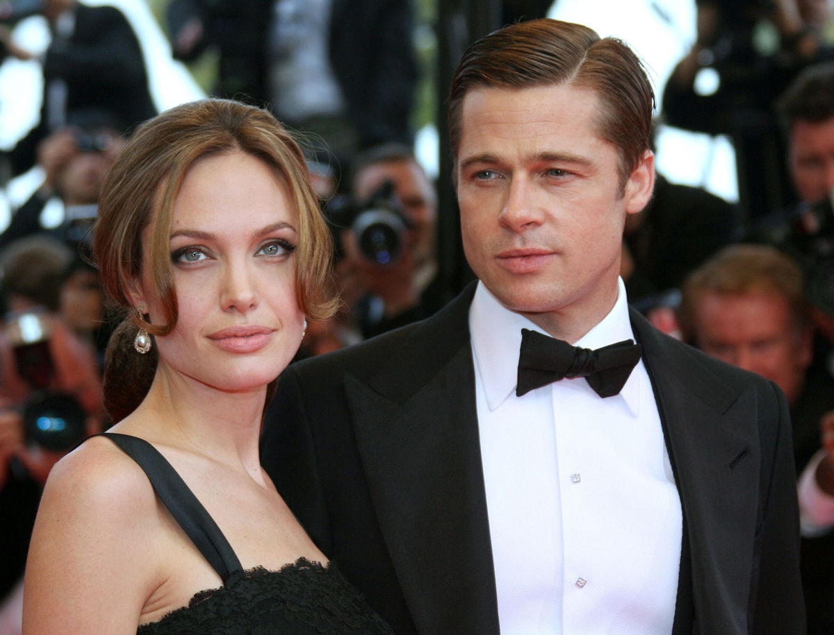 <i>Valery Hache/AFP/Getty Images via CNN Newsource</i><br/>(From left) Angelina Jolie and Brad Pitt