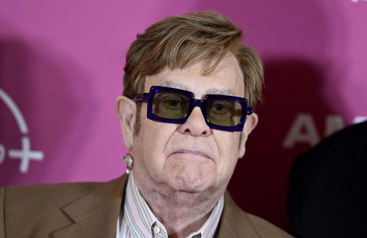 <i>Gareth Cattermole/Getty Images via CNN Newsource</i><br/>Elton John