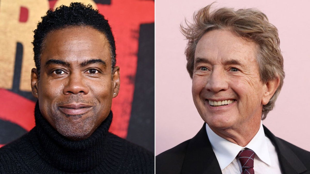 <i>Getty Images/Reuters via CNN Newsource</i><br/>Chris Rock and Martin Short.