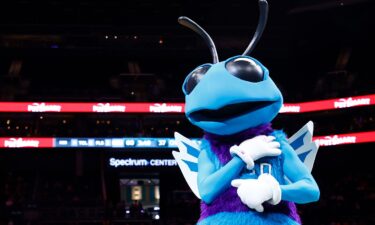 Charlotte Hornets mascot Hugo gifted a young fan a PS5 during a break in the game against the Philadelphia 76ers.