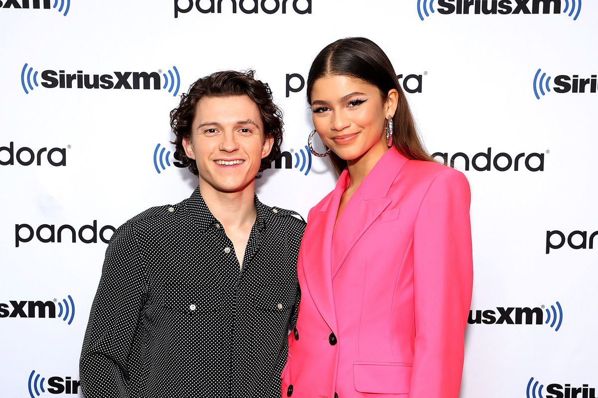 <i>Cindy Ord/Getty Images via CNN Newsource</i><br/>Tom Holland and Zendaya pictured together in 2021.