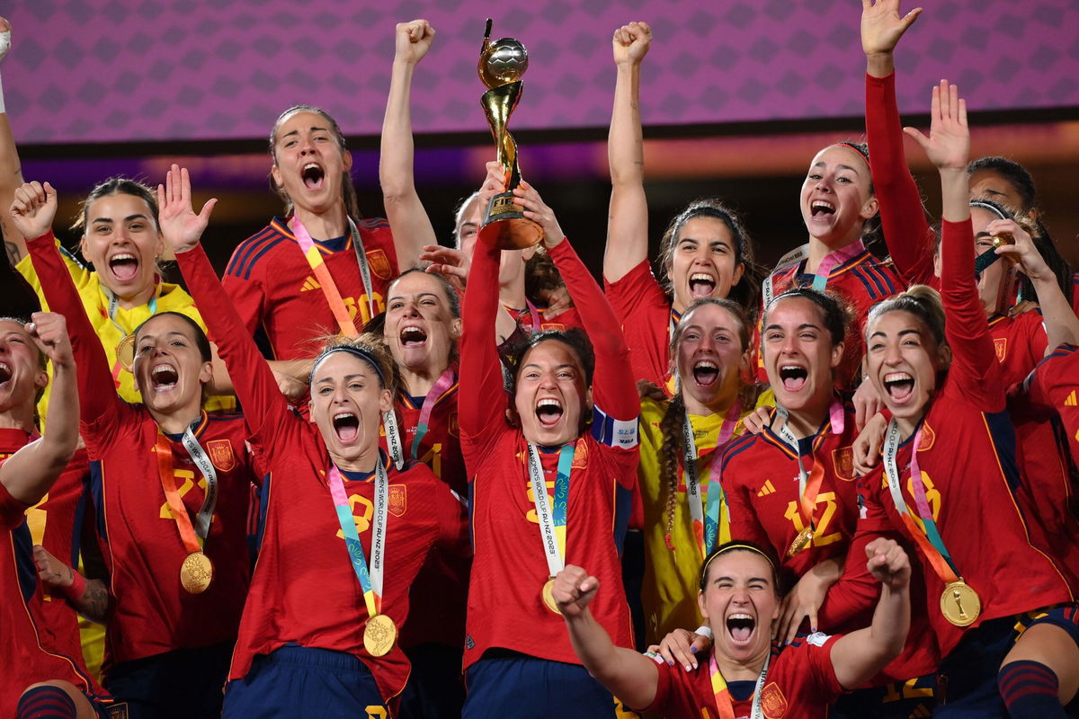 <i>Jenna Watson/USA Today Sports via Reuters via CNN Newsource</i><br/>United States forward Trinity Rodman (No. 20) and Sweden's Fridolina Rolfo (No. 18) vie for possession during a 2023 FIFA Women's World Cup match.