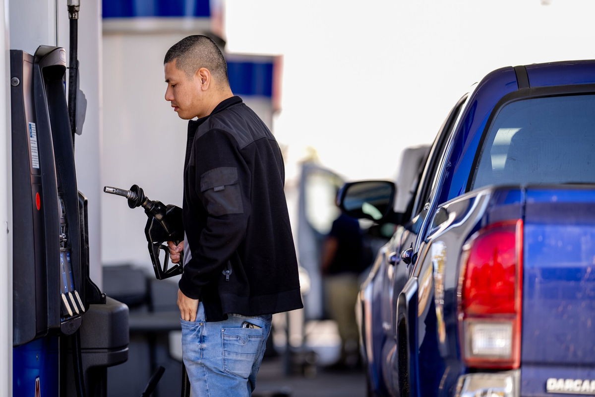 <i>Andrew Harnik/Getty Images/File via CNN Newsource</i><br/>Americans will likely be greeted by the lowest Christmas Day gas prices since 2020 during the pandemic