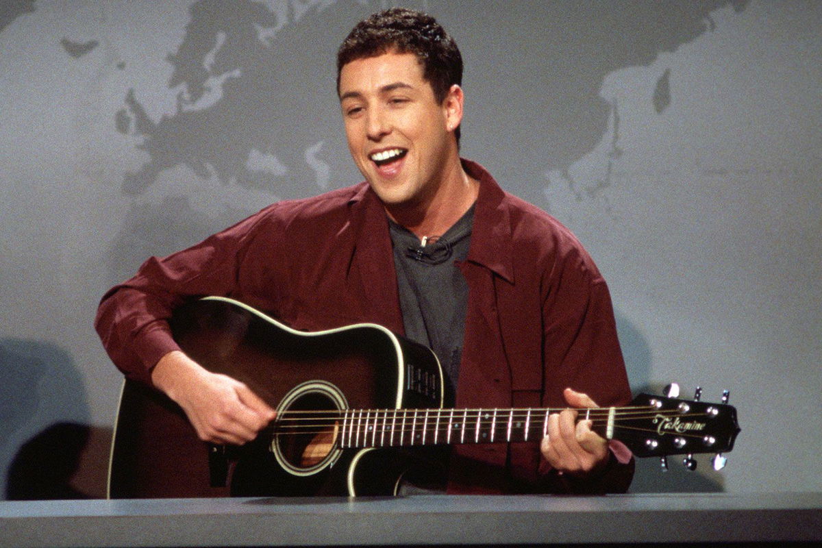 <i>Alan Singer/NBCU Photo Bank/Getty Images via CNN Newsource</i><br />Adam Sandler performs 'The Chanukah Song' during 