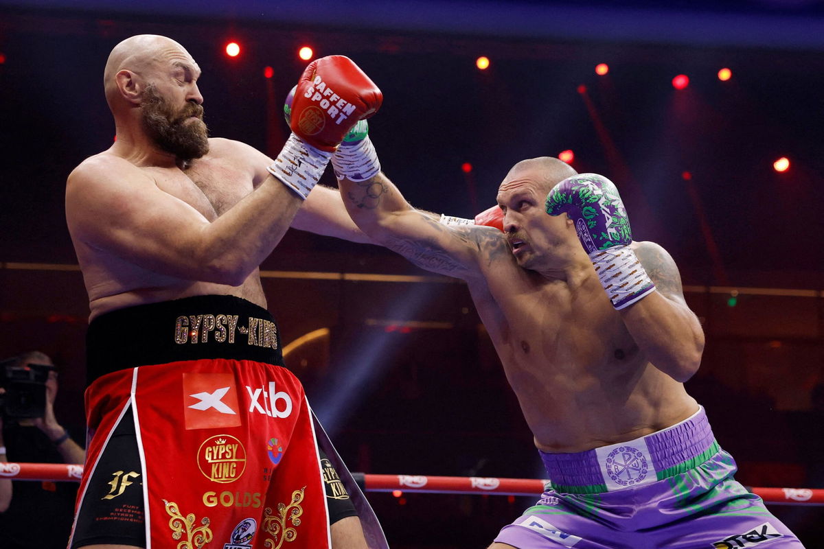 <i>Andrew Couldridge/Action Images via Reuters via CNN Newsource</i><br/>Usyk won the fight 116-112 on all three of the judges’ scorecards.