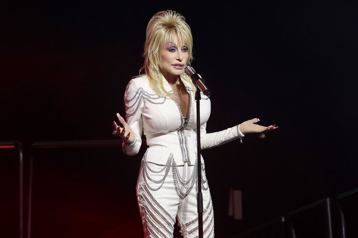 <i>Terry Wyatt/WireImage/Getty Images via CNN Newsource</i><br/>Dolly Parton is pictured in Nashville in June.