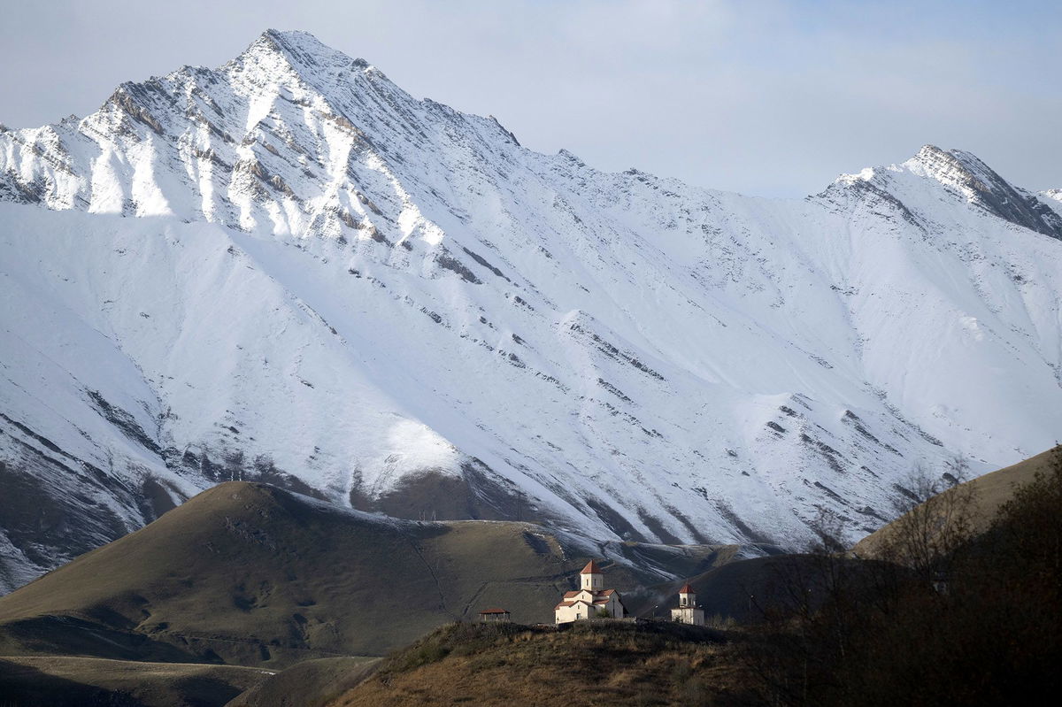 <i>Sebastian Kahnert/picture alliance/Getty Images via CNN Newsource</i><br/>The Gudauri ski resort lies high up in the Caucasus Mountains