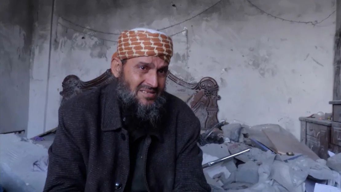 <i>CNN via CNN Newsource</i><br/>Khaled Nabhan is pictured in his home on November 27. A Palestinian grandfather in Gaza whose tribute to his slain granddaughter went viral last year was killed by Israeli fire on December 16