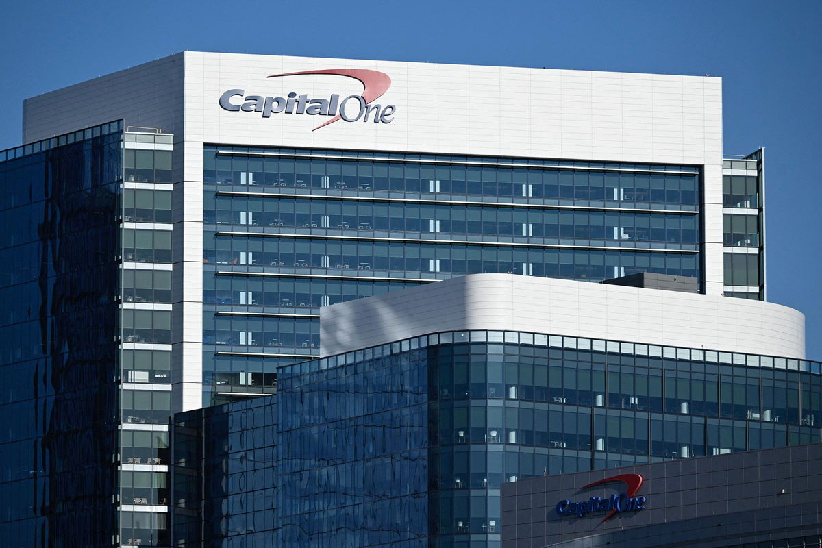 <i>Andrew Caballero-Reynolds/AFP/Getty Images via CNN Newsource</i><br/>Capital One headquarters are seen in McLean