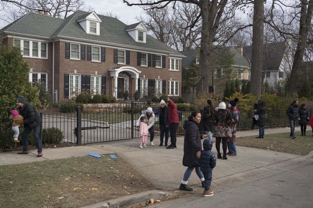 <i>Youngrae Kim for The Washington Post/Getty Images via CNN Newsource</i><br/>People visit the house featured in the movie 