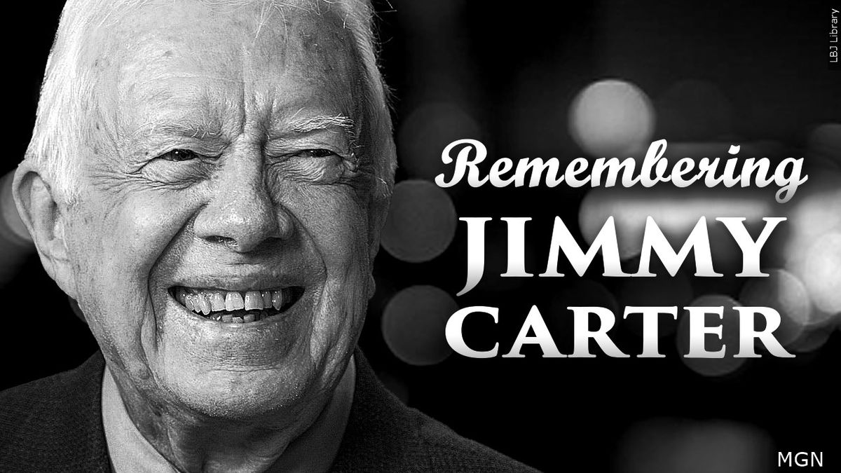 People in Washington, D.C. gather on Jan. 7 to honor the life and legacy of President Jimmy Carter.