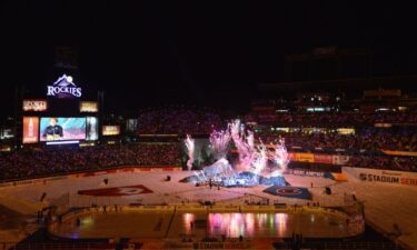 Coors Field hosted the warmest-ever NHL outdoor game in 2016.