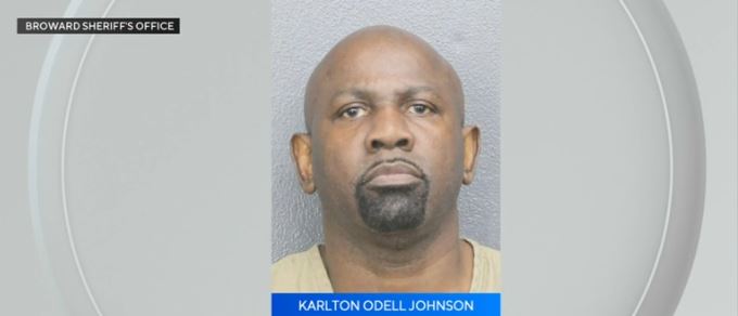 <i>Broward Sheriff's Office/WFOR via CNN Newsource</i><br/>Karlton Odell Johnson was arrested for allegedly impersonating a Broward County Sheriff's deputy during a traffic stop on Tuesday.