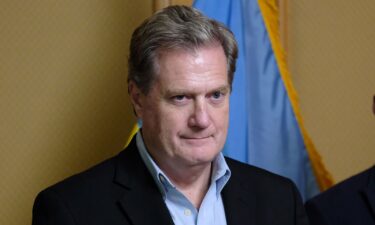 House Speaker Mike Johnson has removed Republican Rep. Mike Turner as chair of the House Intelligence Committee for the 119th Congress. Turner is seen here in July 2024 in Kyiv