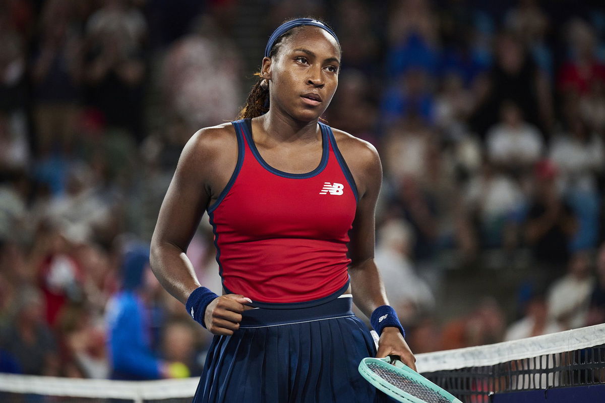 <i>Brett Hemmings/Getty Images via CNN Newsource</i><br/>Coco Gauff picked up her second straight win over Iga Świątek.