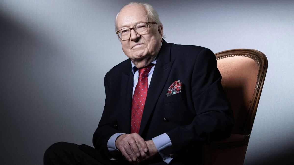 <i>Joel Saget/AFP via Getty Images via CNN Newsource</i><br/>Jean-Marie Le Pen poses during a photo session at his home in January 2021.