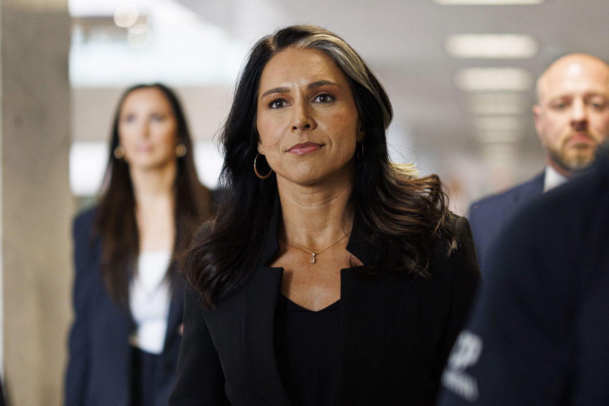 <i>Sipa USA/Sipa USA/Aaron Schwartz/Sipa USA via CNN Newsource</i><br/>Tulsi Gabbard