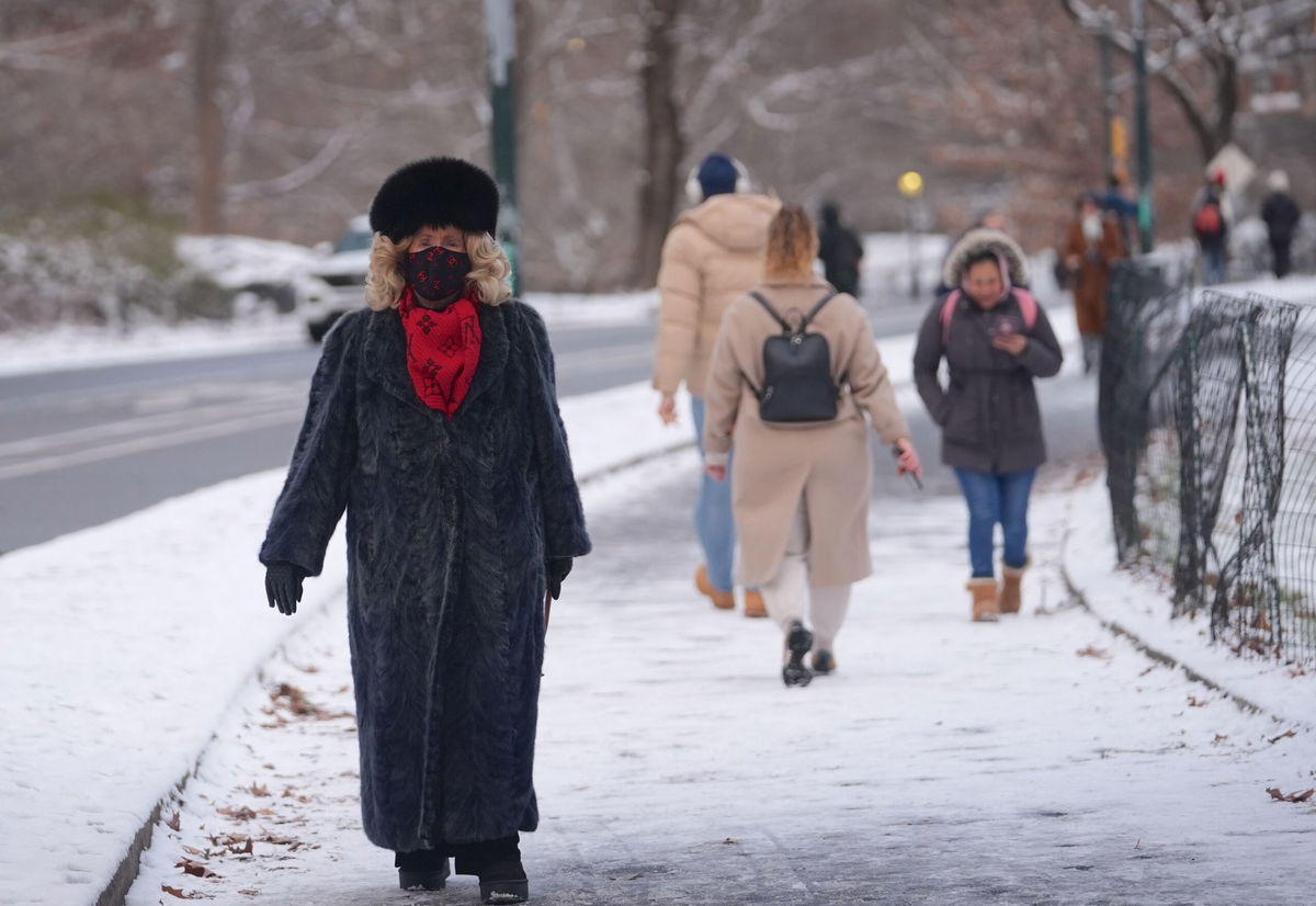 <i>CNN Weather via CNN Newsource</i><br/>La Niña's typical influence on the winter is shown.