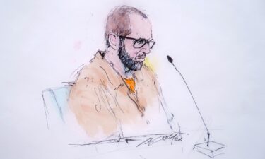 In this courtroom sketch Defendant Alexander Smirnov speaks in Federal court in Los Angeles on February 26