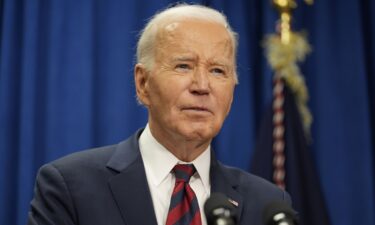 President Joe Biden speaks to the media in North Charleston