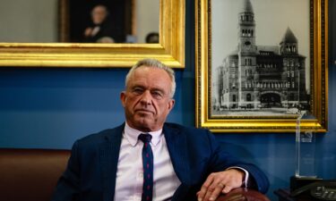 President-elect Donald Trump's nominee to be Secretary of Health and Human Services Robert Kennedy Jr. sits in a meeting with Sen. John Cornyn on Capitol Hill on January 9 in Washington