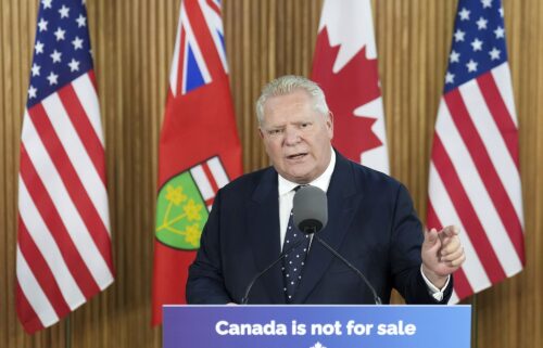 Ontario Premier Doug Ford holds a news conference regarding the new tariffs.