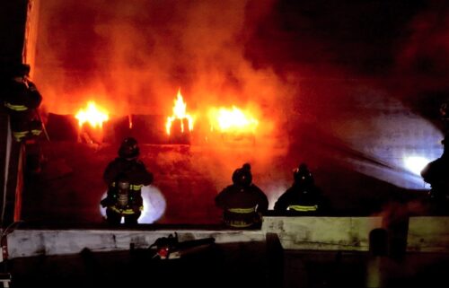 Dozens of Oakland firefighters responded to an early morning fire on International Boulevard on June 15.