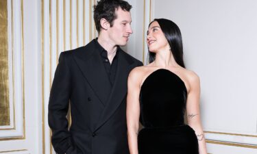 Callum Turner and Dua Lipa in January.