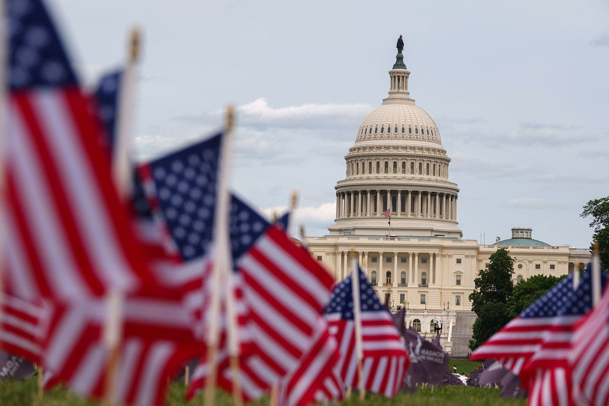 <i>Kevin Carter/Getty Images via CNN Newsource</i><br/>The US Capitol is seen on June 1 in Washington