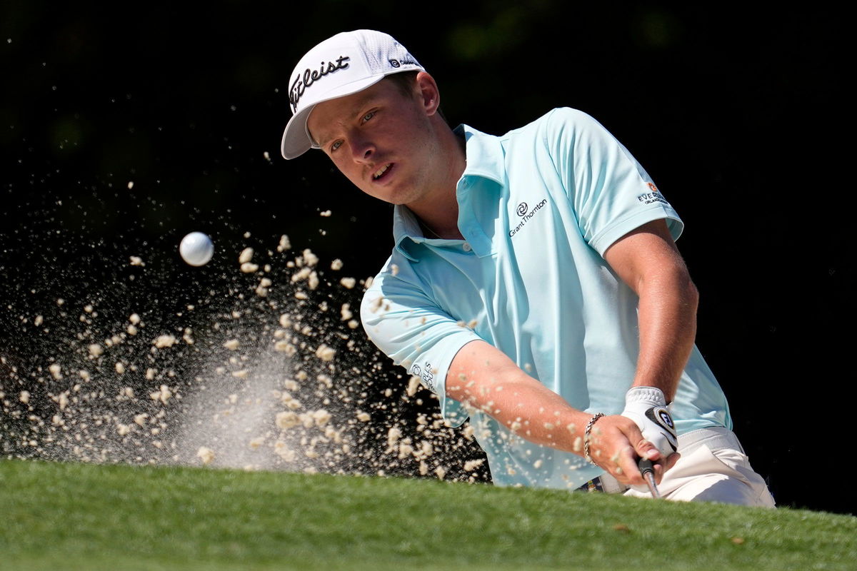 <i>Michael Reaves/Getty Images via CNN Newsource</i><br/>Dustin Johnson