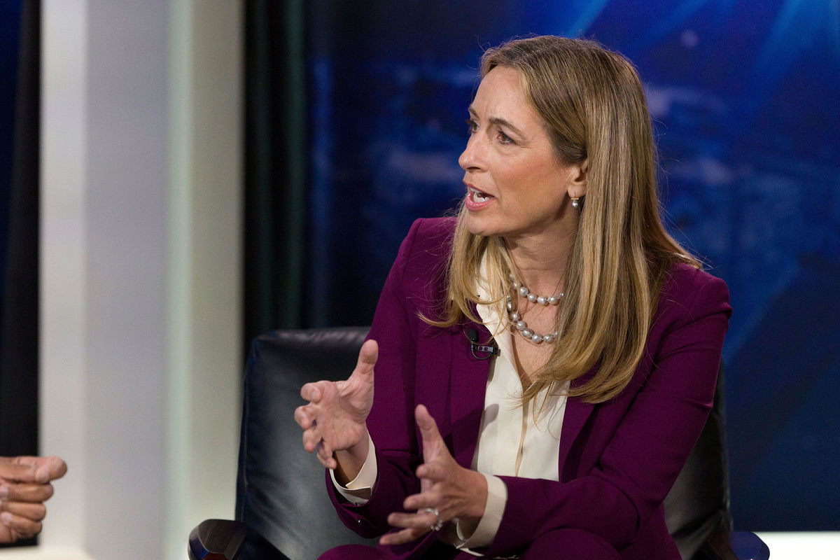 <i>Steve Hockstein/NJ Advance Media/Pool/AP via CNN Newsource</i><br/>Jack Ciattarelli speaks at the New Jersey Republican gubernatorial primary debate at NJ PBS Studios on May 7 in Newark