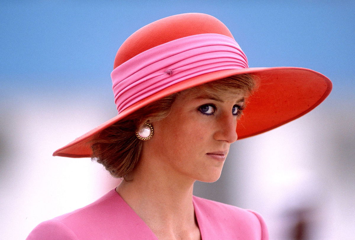 <i>David Levenson/Shutterstock via CNN Newsource</i><br/>Princess Diana pictured during a tour of the Gulf in 1989. Some of her most recognizable pieces are going to auction in June.