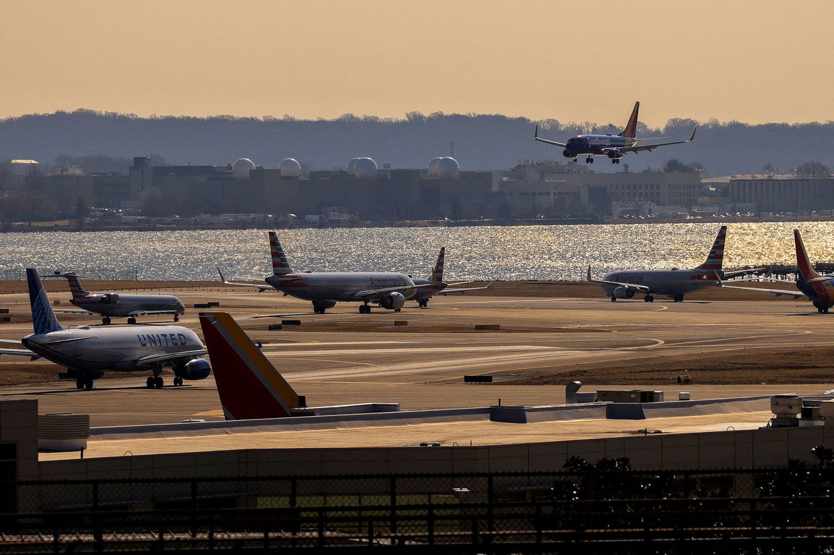 <i>Eduardo Munoz/Reuters via CNN Newsource</i><br/>Ronald Reagan Washington National Airport in Arlington