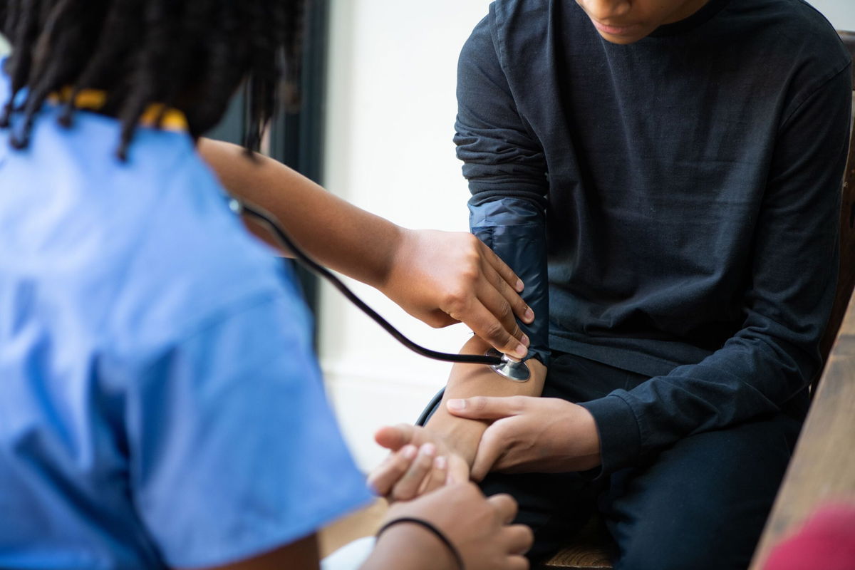 <i>Richard Bailey/Photodisc/Getty Images via CNN Newsource</i><br/>Teens with high blood pressure are more likely to have hypertension when they are adults