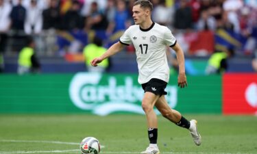 Wirtz dribbles during the recent Nations League match between Germany and France.