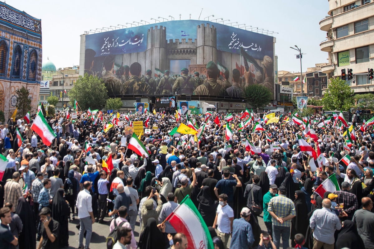 <i>CNN via CNN Newsource</i><br />Majid Farahani speaks during an interview in Tehran
