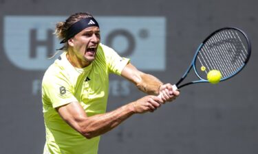 Alex Zverev helped an injured fan in the stands.