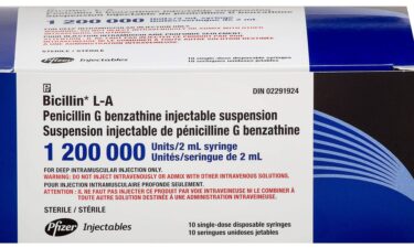 Drugmaker Pfizer is warning doctors that it expects to run low on supplies of Bicillin L-A