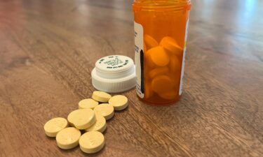 A prescription bottle of fluoride supplements.