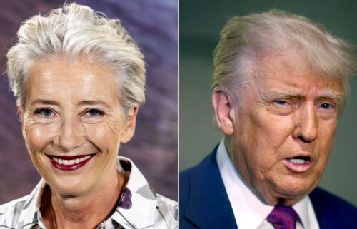 Emma Thompson has reshared a story about a phone call she received years ago from President Donald Trump.