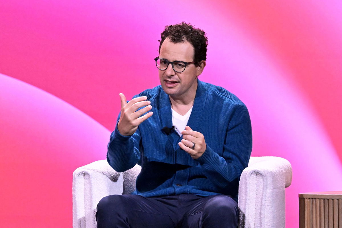 <i>Chance Yeh/Getty Images via CNN Newsource</i><br/>Anthropic CEO Dario Amodei speaks in San Francisco