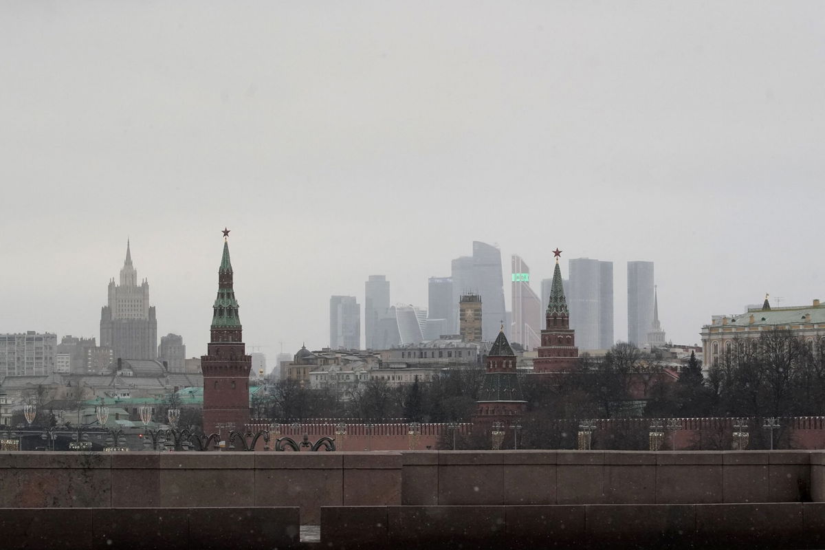 <i>Tatyana Makeyeva/AFP/Getty Images via CNN Newsource</i><br/>This photograph taken on February 13